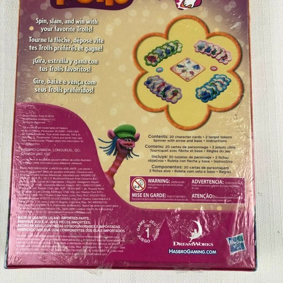 DreamWorks Trolls HANDS DOWN Game New - Picture 5 of 6